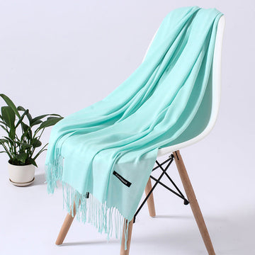 Klassisk sjal - blå